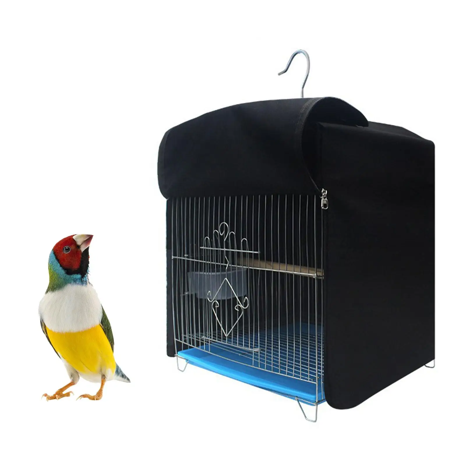 Bird Cage Cover Breathable Sunproof Waterproof Pet Cage Cover Washable Shade