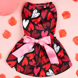 Vestido con lazo y tul para perros pequeños y gatos – Cómodo