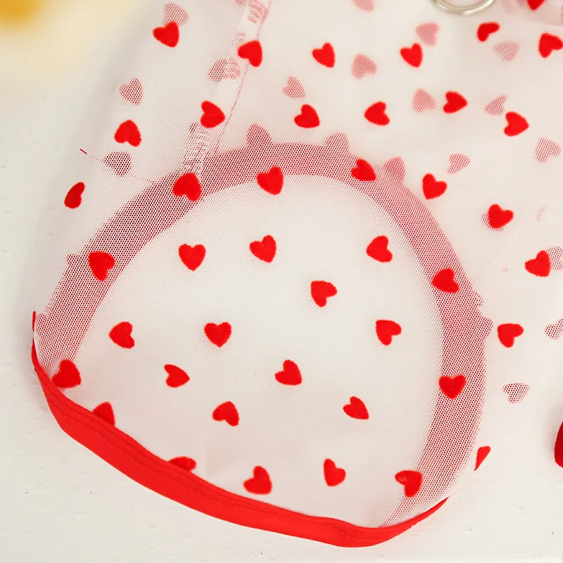 Ropa para perros, Sudadera con capucha transparente negra de verano para perros pequeños, Pug, perro salchicha, ropa de manga voladora, sudadera para cachorros, camiseta XS - imagen 4