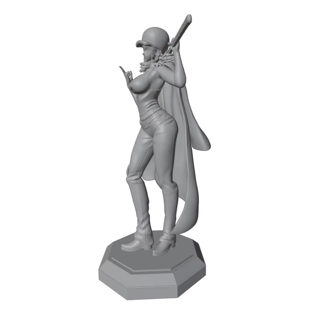 Figura miniatura de resina guerrera para gatos – Sin montar ni pintar - imagen 5