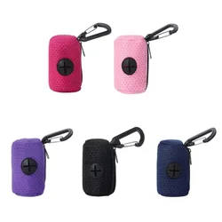 Dispensador colgante de bolsas para caca de perro para pasear