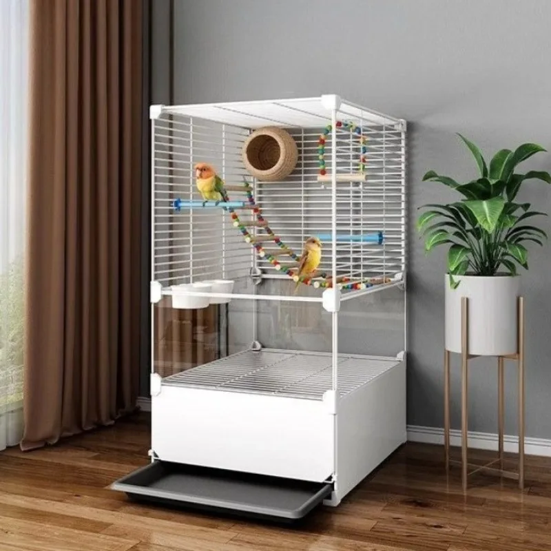 Jaulas grandes para pájaros, loros de seguridad, Kiwi, pájaros, jaula de red de hierro, canarios, loros, casa de animales pequeños, avariario interior y exterior, jaula para pájaros