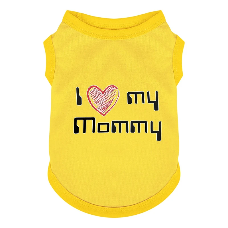 Chaleco transpirable con estampado para perros pequeños y medianos, ropa Unisex de algodón suave para mascotas York, monos ligeros y sólidos para gatitos, primavera y verano - imagen 4