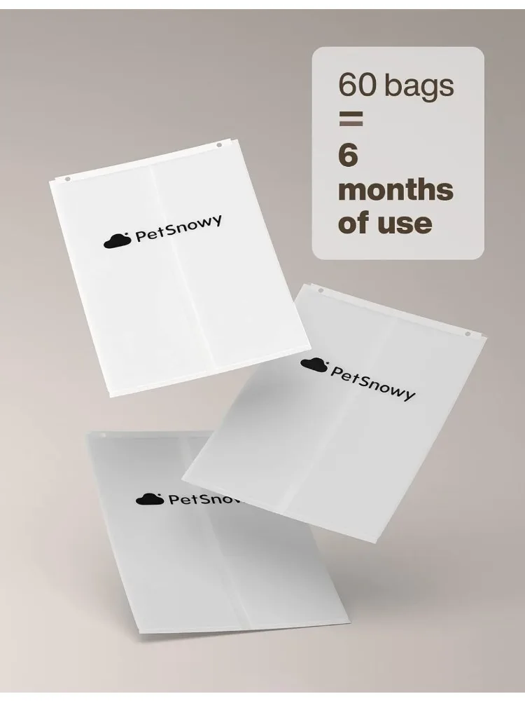 Caja de arena para gatos, bolsas autoselladas para cajón de residuos, 30 piezas - imagen 5