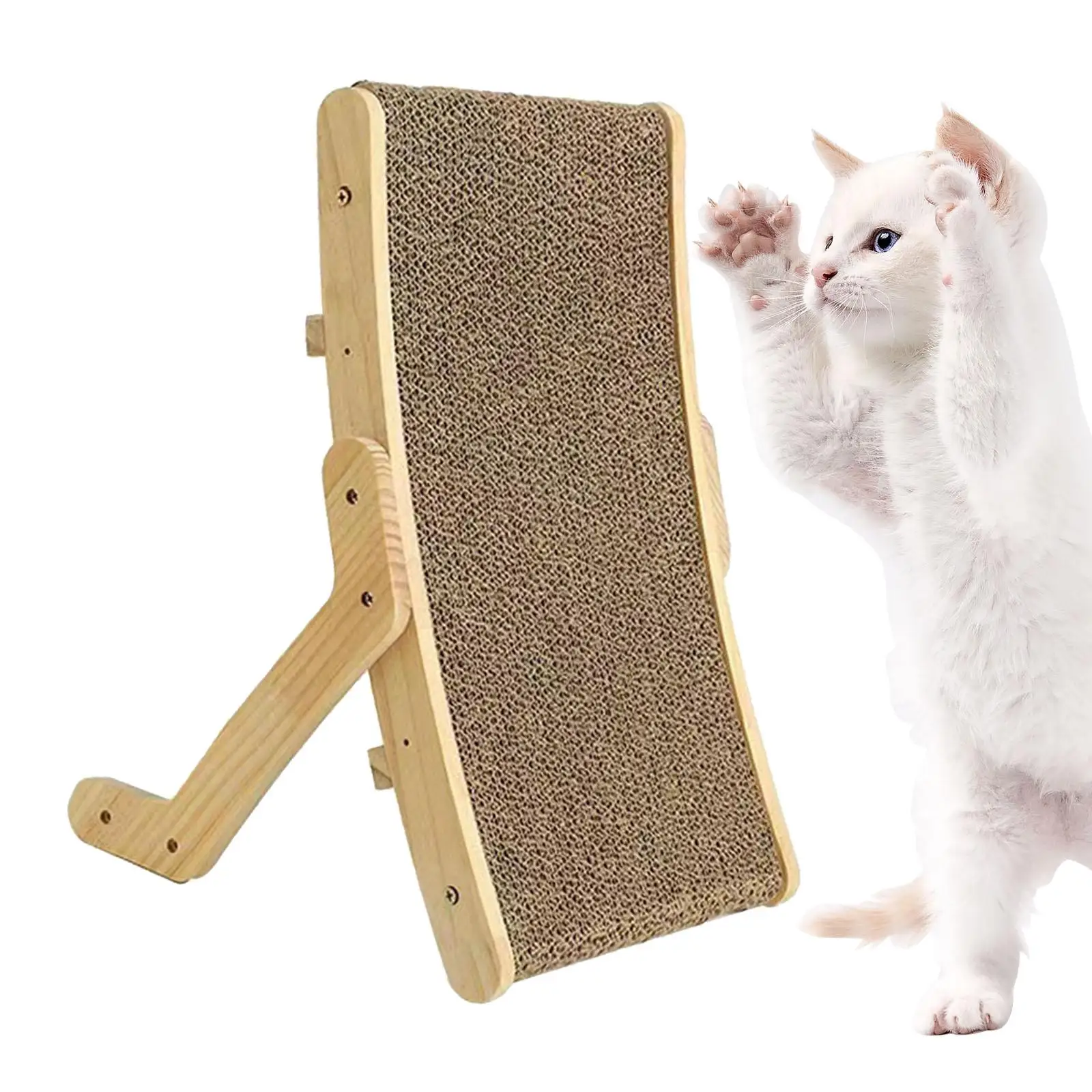 Cat Scratcher Decoration Sleeping Bed Multifunctional Protect Furniture Nonslip Scratching Cardboard for Indoor Cats Kitty
