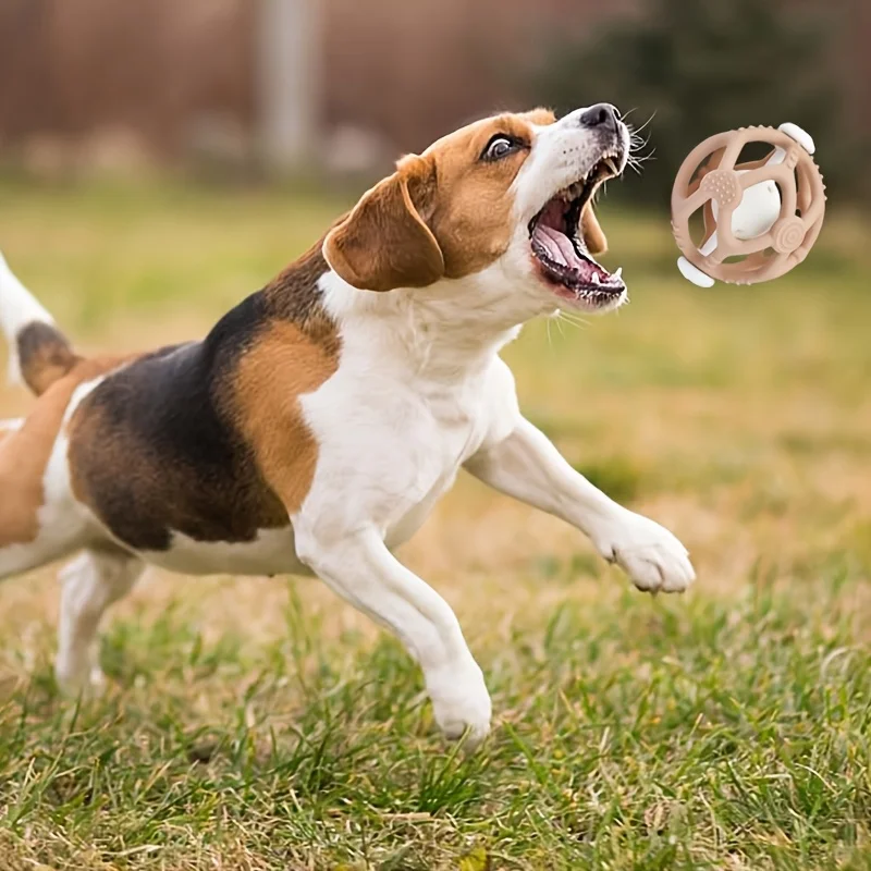 Juguete interactivo de silicona para mascotas, juguete reboteable para perros y gatos a prueba de masticar para entrenamiento, ejercicio y estimulación mental, juguete interactivo para perros - imagen 3