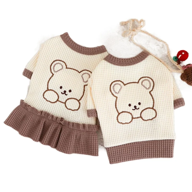 Ropa de pareja encantadora para perro, vestido para gato, camisa para perro, vestido para mascota, Chihuahua, Yorkshire, suministros para perros pequeños y medianos - imagen 5