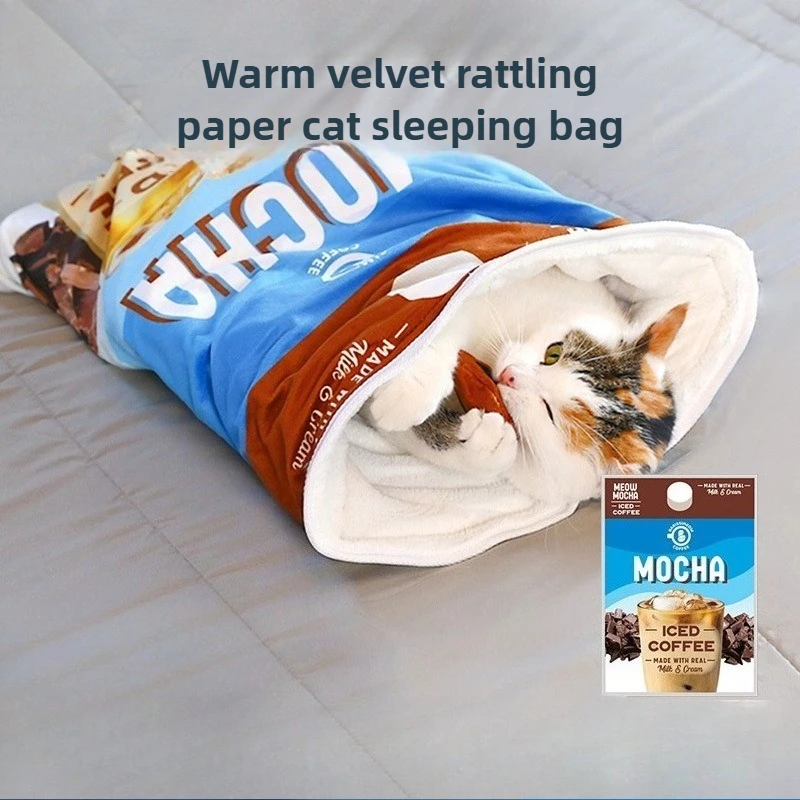 Juguetes para gatos, bolsa de taladro, túnel para mascotas Self-Hi, suministros para gatos con dragón rodante