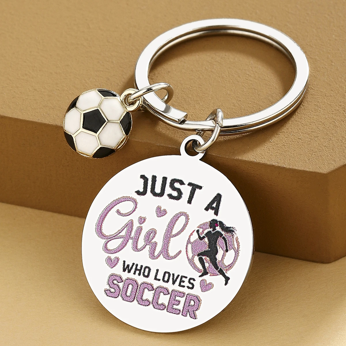 Llavero de fútbol para dueños de gatos y perros - imagen 3