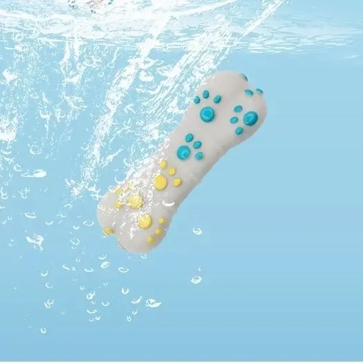 Juguete para mascotas con forma de bola de trueno, hueso, interacción Vocalizable, juguetes para cachorros, molares, suministros de accesorios para perros - imagen 4