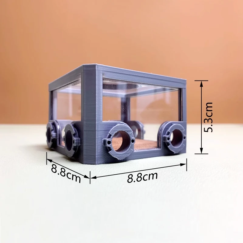Nido de hormigas con Base de Marte para granja de hormigas acrílicas 3D, hormigón a base de yeso, canil de hormigas de expansión ilimitada, taller de hormigas para mascotas con hormiga - imagen 3