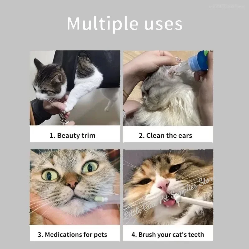 Bolsa fija antiarañazos para cortar uñas de gato, hamaca colgante de belleza para mascotas, accesorios de sujeción para recorte de baño - imagen 3