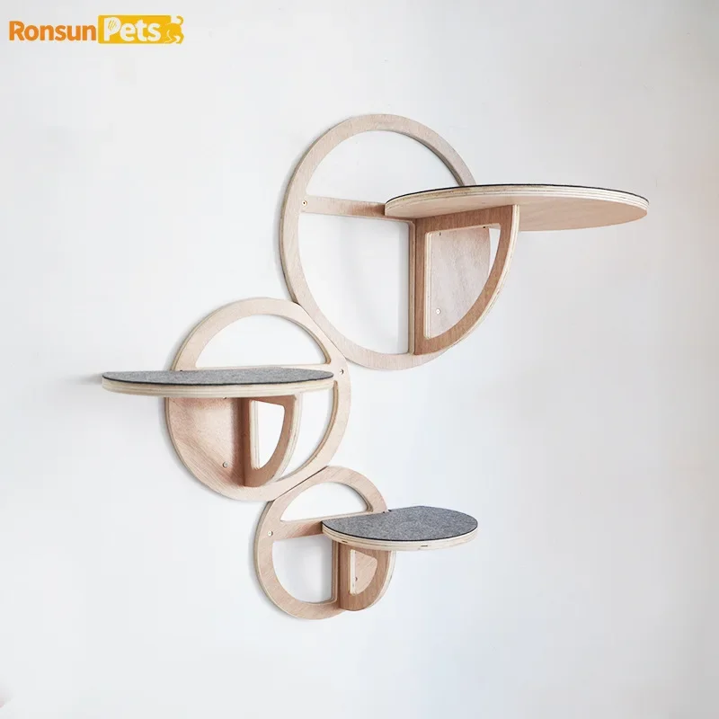 Juego de escalada de pared para gatos, juguetes de madera para gatos, árboles y torres de escalada, productos para mascotas, casa oculta, accesorios para gatitos - imagen 2