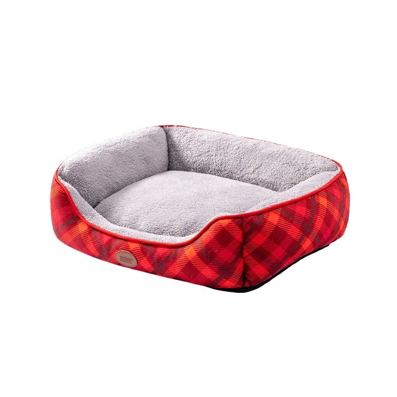 Nido para perros pequeños, nido para gatos, forro polar cálido, suministros para mascotas, cojín de cama suave antiarañazos y resistente a mordeduras para perros