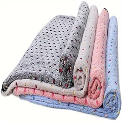 Manta suave para perros y gatos – Estampado de puntos cálida