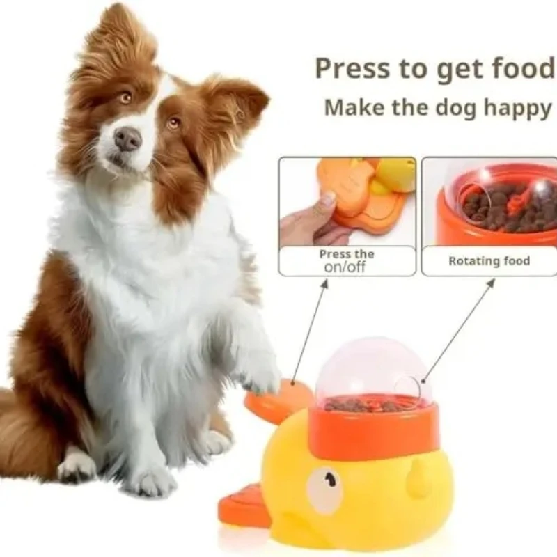 Comedero lento para perros pequeños y medianos diseño pato interactivo - imagen 2