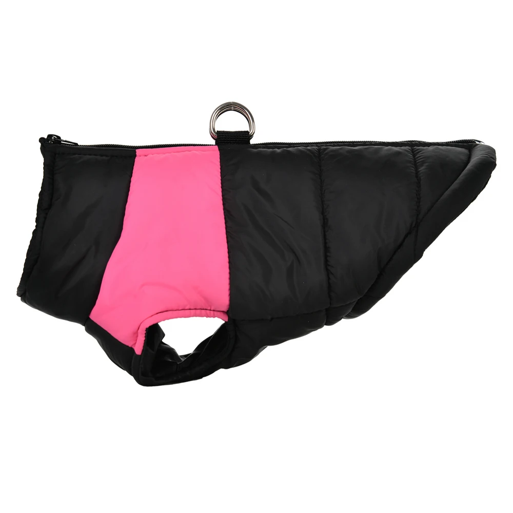 Chaqueta de invierno con anillo en D para perros pequeños y gatos, ropa cálida impermeable con cremallera para cachorros, trajes de Chihuahua Schnauzer, Disfraces para mascotas - imagen 4