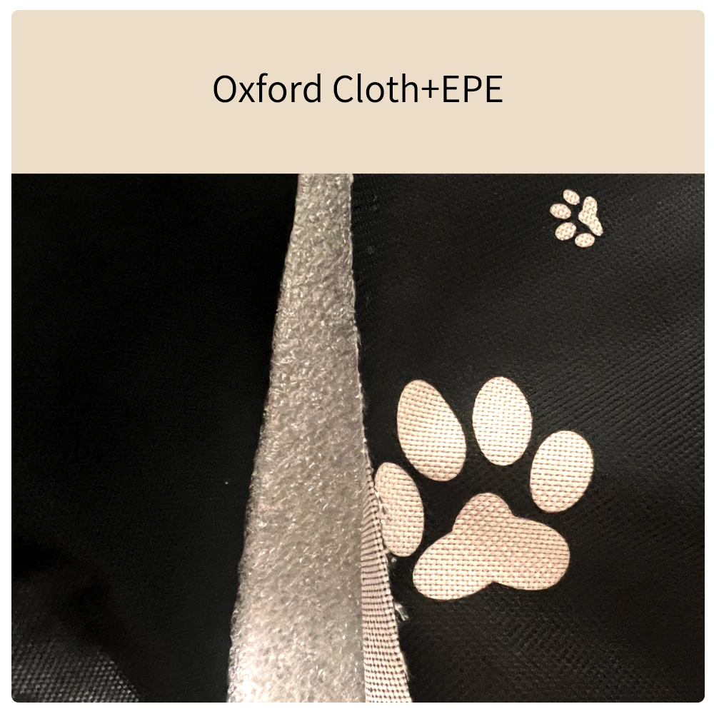 Asiento de coche para perros con bolsillos de almacenamiento, asiento delantero de coche duradero a prueba de arañazos para perros pequeños y medianos - imagen 3