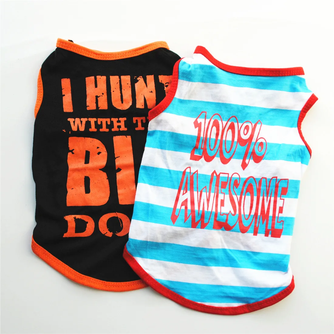 Camisas para perros pequeños, ropa estampada con letras divertidas para mascotas, ropa de verano para perros, camisetas suaves y transpirables para mascotas - imagen 4