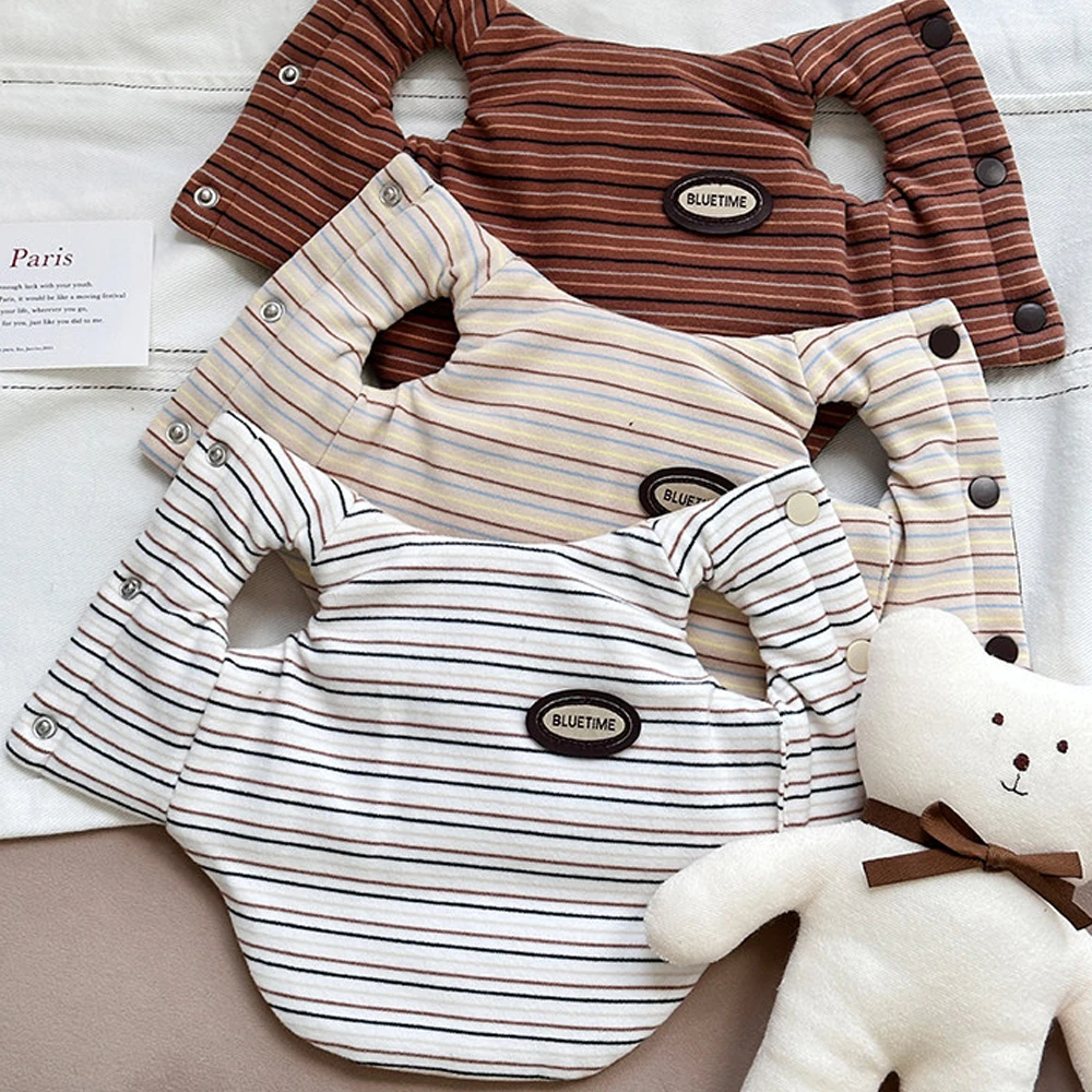 Chaqueta de invierno a rayas para perro dachshund - cálida y cómoda - imagen 4