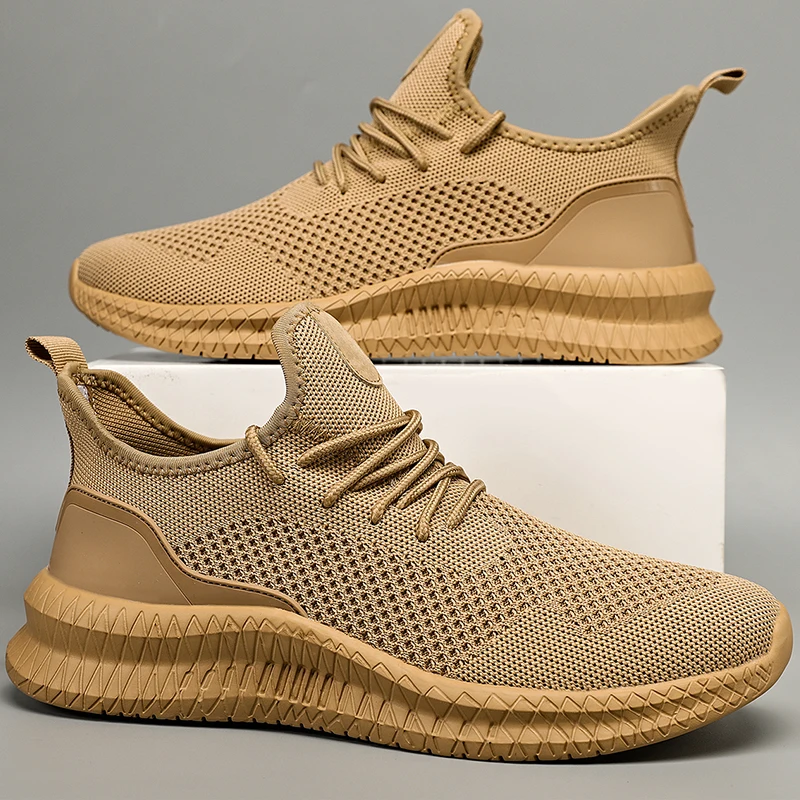 Zapatillas Deportivas Hombre Ligeras Transpirables de Malla Plana - imagen 4