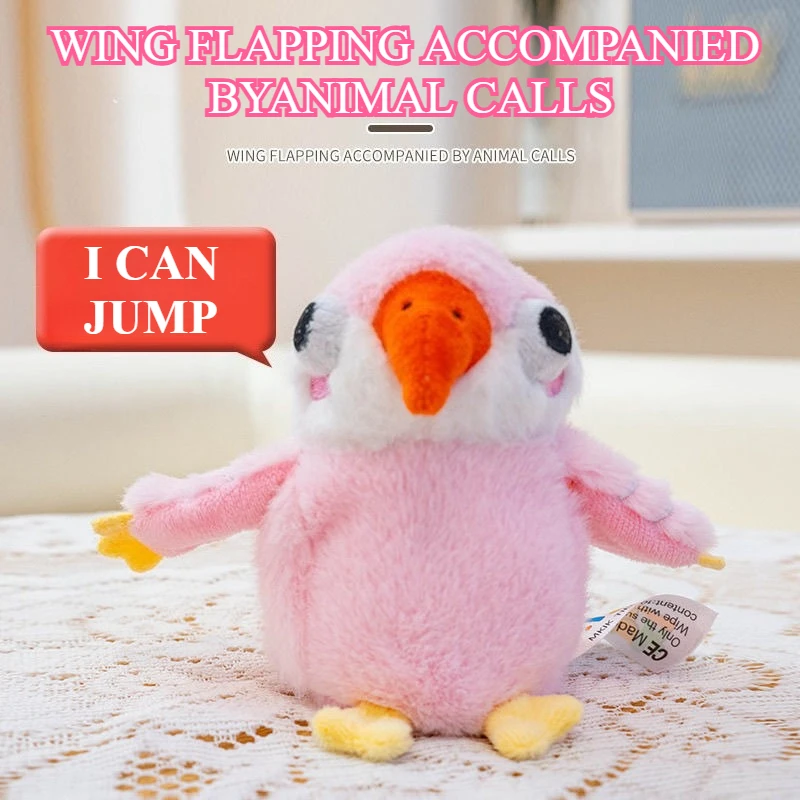 Juguete interactivo para gatos, pájaro volador, juguetes para mascotas, pájaros rellenos recargables, juguete de animales de peluche para gatos de interior - imagen 4