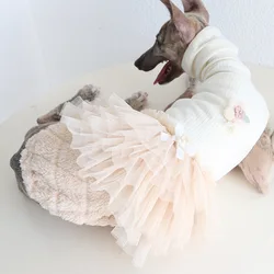 Abrigo de lana para perro con cuello alto – Chaqueta invierno gruesa