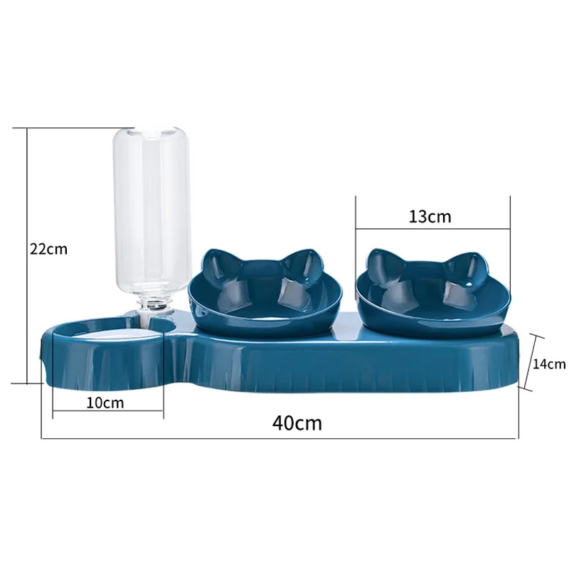 Comedero automático 3 en 1 para gatos y perros con dispensador de agua - imagen 3