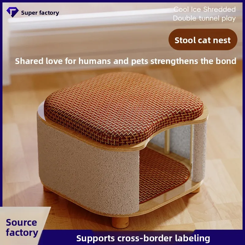Cama refrescante de madera para gatos – Ideal verano - imagen 2