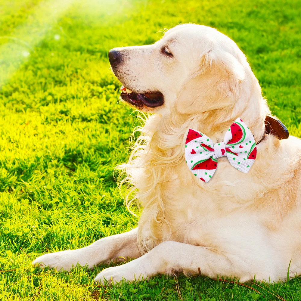 Lazos grandes para perros de 20/50ps, pajaritas deslizantes para perros, suministros de verano para mascotas, Collar con pajarita para perros grandes, accesorios, suministros para perros grandes - imagen 5