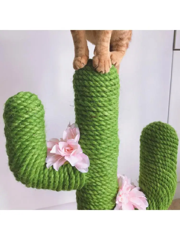 Marco de escalada de Cactus para gatos, plataforma de salto para gatos, estante de árbol para gatos, tablero de rascado para gatos, resistencia a los arañazos - imagen 3