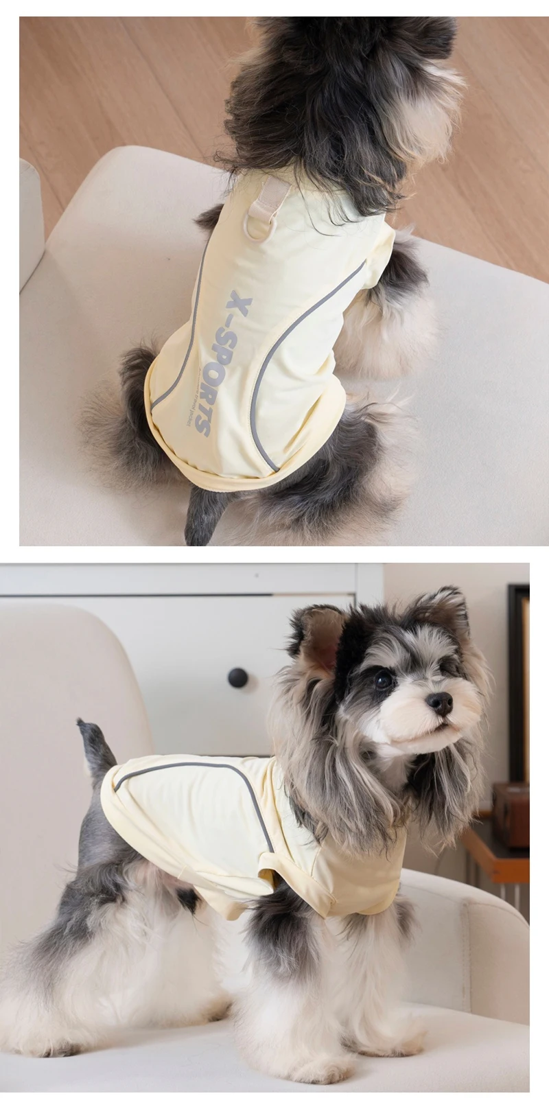 Camiseta sin mangas de verano para perros York pequeños y medianos - imagen 4