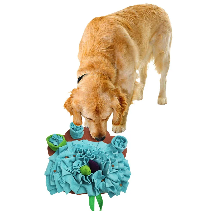 Almohadilla con olor a garra de Color para mascotas, juguetes de entretenimiento para perros, pérdida de peso, comida lenta, manta de juguete de franela, productos para mascotas - imagen 2