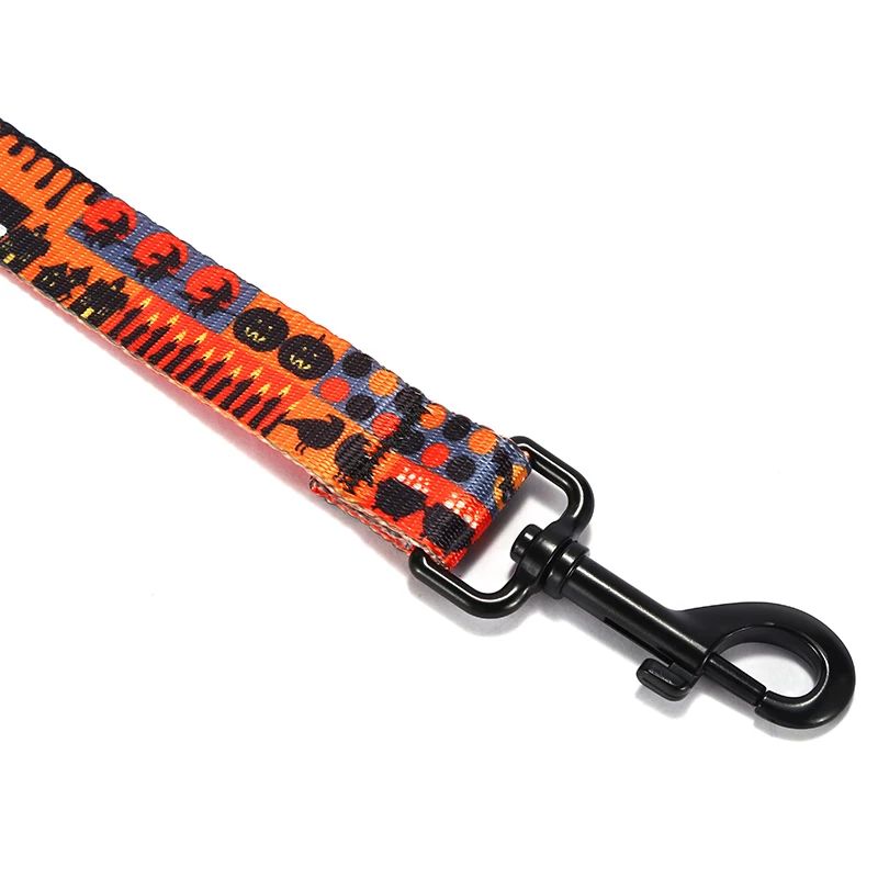 PLATTCO Correa de perro única HAPPY HALLOWEEN conveniente para caminar al accesorio para perros pequeños, medianos y grandes, talla 5 PDL339 - imagen 3