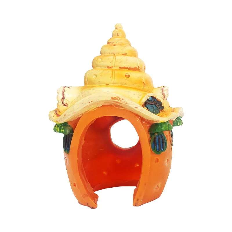 Concha decorativa para cangrejo ermitaño – Adorno para acuario - imagen 5