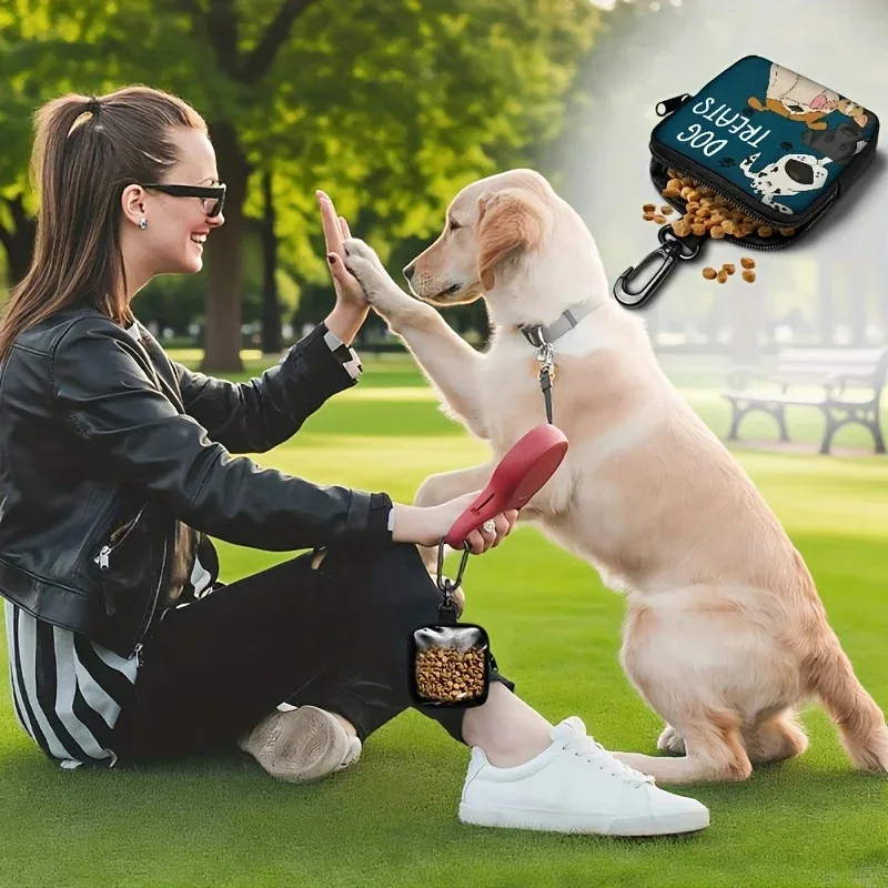Bolsa premios perro con gancho y cierre para paseos adiestramiento - imagen 5
