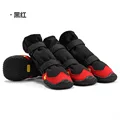 Black and red toes
