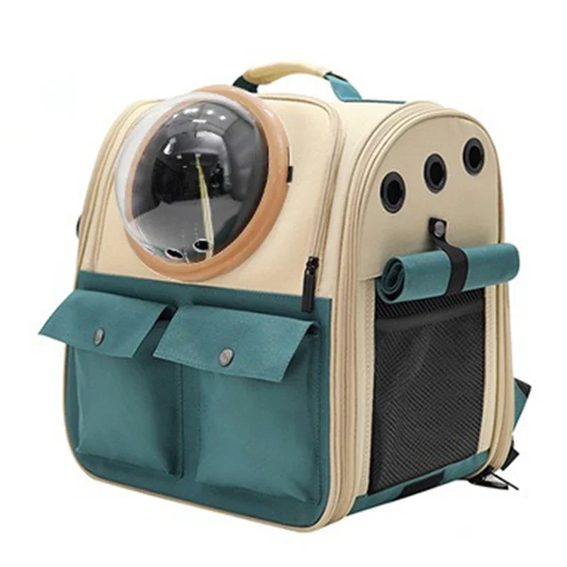 Mochila GRANDE PARA TRANSPORTAR gatos al aire libre, bolsa de viaje portátil extensible, bolsas plegables de lona, lindos suministros para mascotas