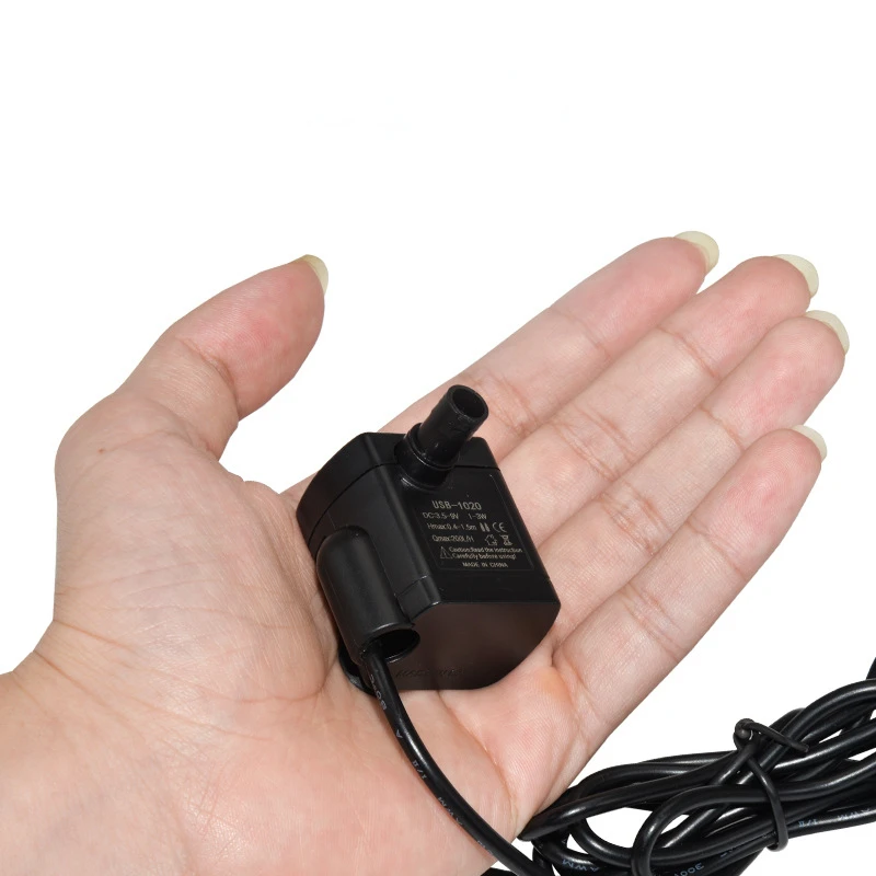 Bombas de agua USB mini filtro de acuario DIY bomba de Motor sin escobillas de bajo ruido accesorios de acuario ciclo de agua sumergible para mascotas - imagen 4