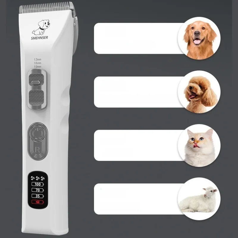 Kit de aseo para perros, gatos con cortaúñas, afeitadora y tijeras - imagen 3