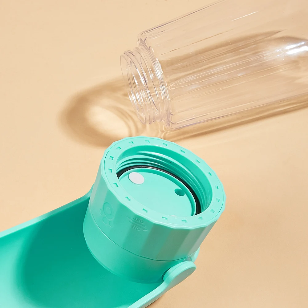 Botella de agua para perros pequeños, medianos y grandes, gatos, para exteriores, portátil, a prueba de fugas, tazón para beber, Labrador Beagle, suministros para mascotas - imagen 3