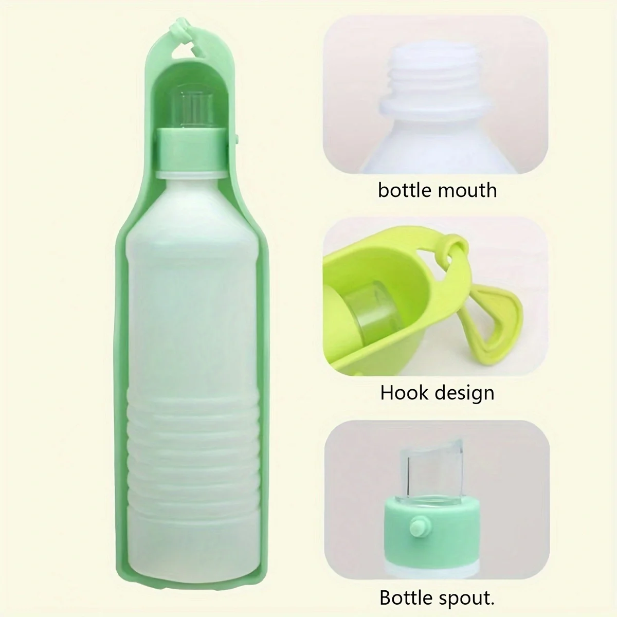 Botella de agua portátil multifuncional para perros – Viajes - imagen 4