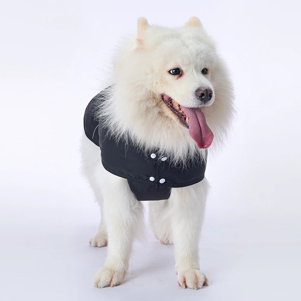 Impermeable perros grandes bata malla transpirable tiras reflectantes - imagen 2