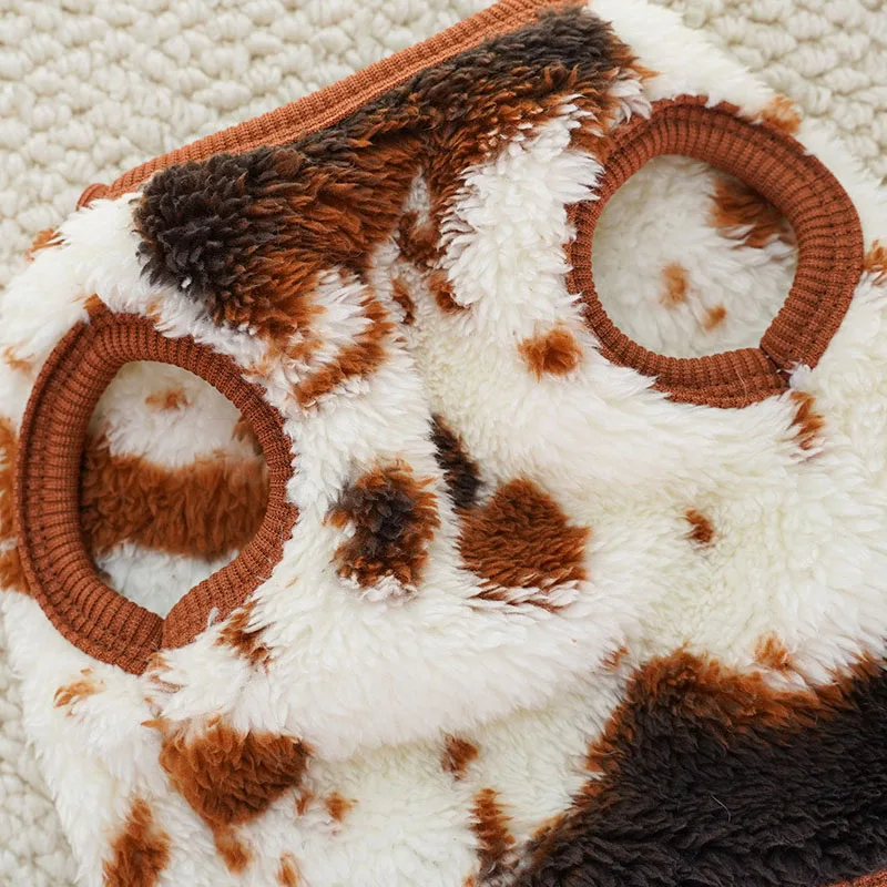 Ropa para perros, sudaderas con capucha sin mangas de lana de invierno, chaleco para perros pequeños y medianos, Chihuahua, perro salchicha, ropa con cuello redondo, sudadera para cachorros XXL - imagen 2