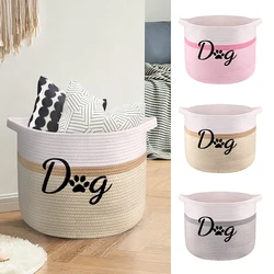 Cesta de juguete duradera para perros, contenedor plegable para mascotas, caja de accesorios, contenedor de cosas, artículos diversos, organizador de cestas, caja de herramientas para el hogar