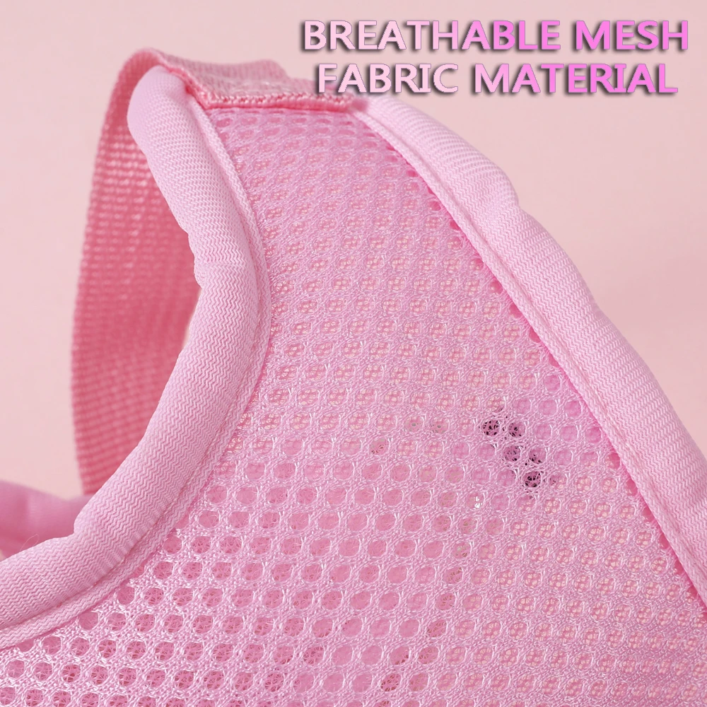 Conjunto de arnés para perro transpirable con forma de mariposa para gato pequeño, correa para el pecho para cachorro, chaleco para caminar al aire libre, accesorios para arnés para perro - imagen 5