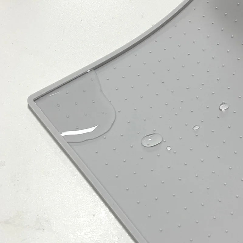 Estera cuadrada de alimentación para mascotas de 30x48cm, almohadilla de alimentación de silicona para comida de perros, mantel impermeable para mascotas, estera de alimentación antideslizante para gatos y perros