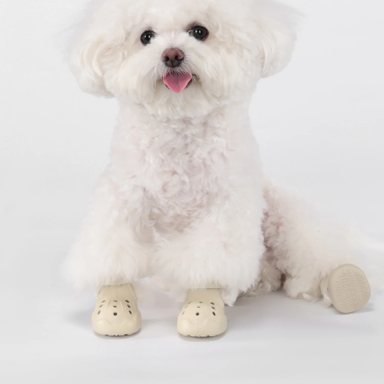 Zapatos de zuecos para mascotas, sandalias de verano para perros, zapatos transpirables duraderos para perros, zapatos impermeables para la lluvia para mascotas, zapatos de zuecos para perros y gatos - imagen 5