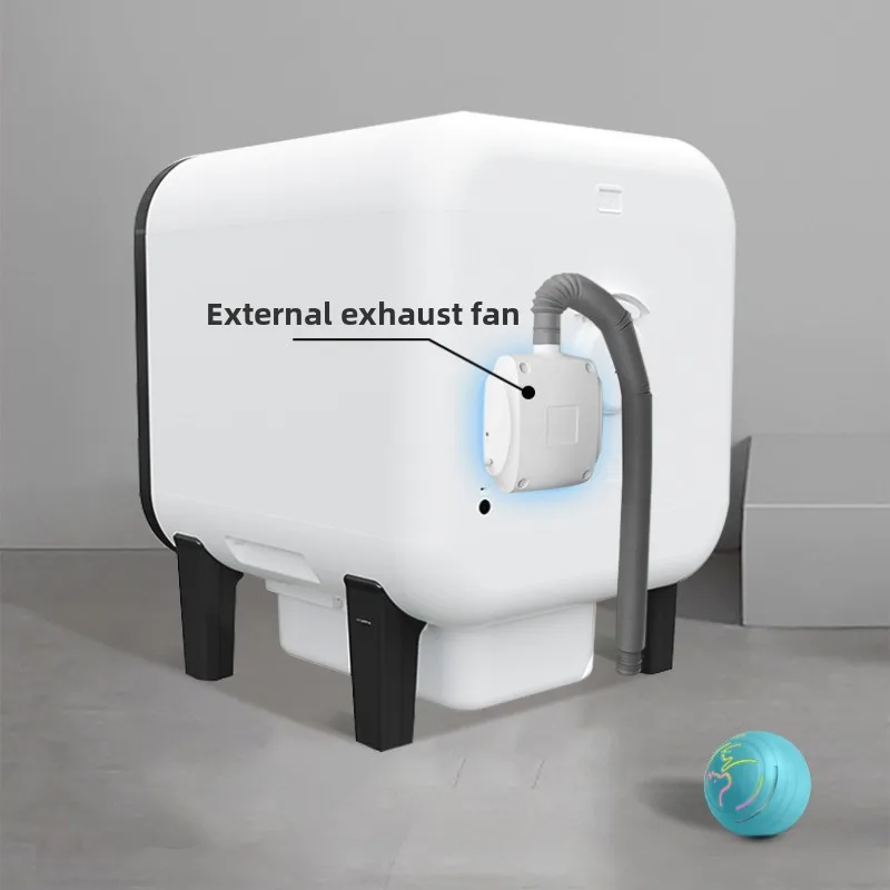 Cajas de arena inteligentes lavables, control de teléfono móvil, limpieza automática, orinales eléctricos para gatos, suministros de productos para mascotas, accesorios de limpieza - imagen 4