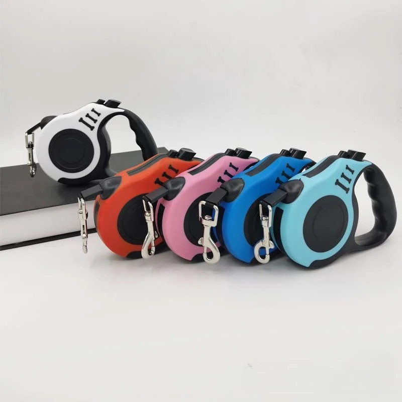 Correa retráctil para perros y gatos – Nylon resistente 5m - imagen 2